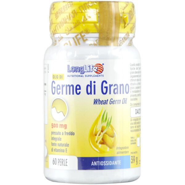 long life olio di germe di grano 500mg 60 perle