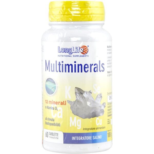 long life multiminerals 60 tavolette