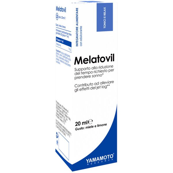 yamamoto research melatovil 20ml miele e limone