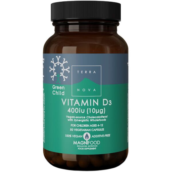 terranova vitamina d3 green child 50 capsule