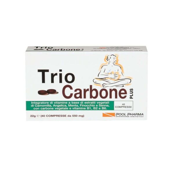 pool pharma trio carbone plus 40 compresse