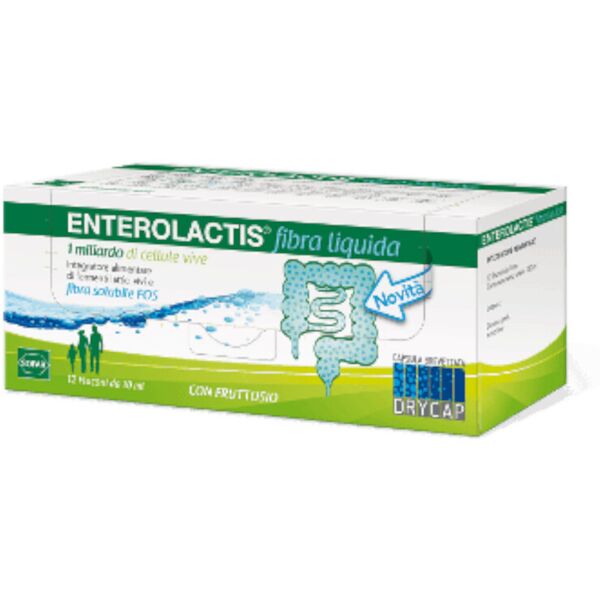 enterolactis fibra liquida 12 flaconcini da 10ml