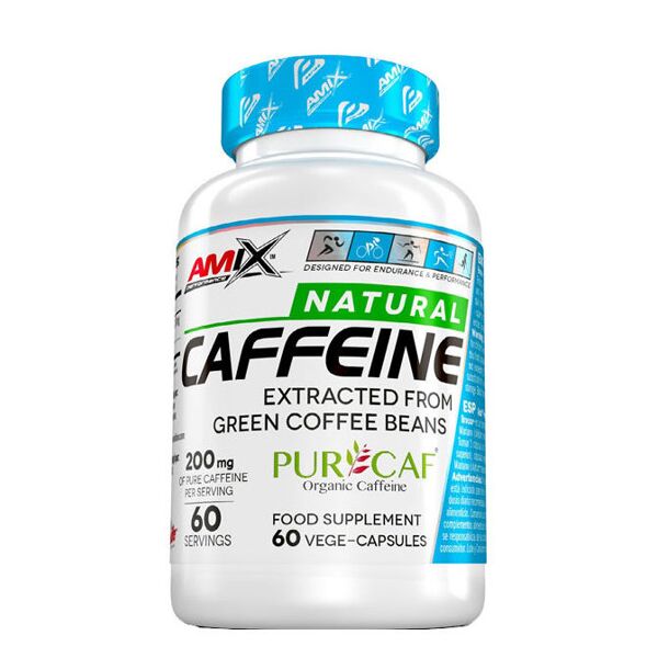 amix natural caffeine 60 capsule vegetali