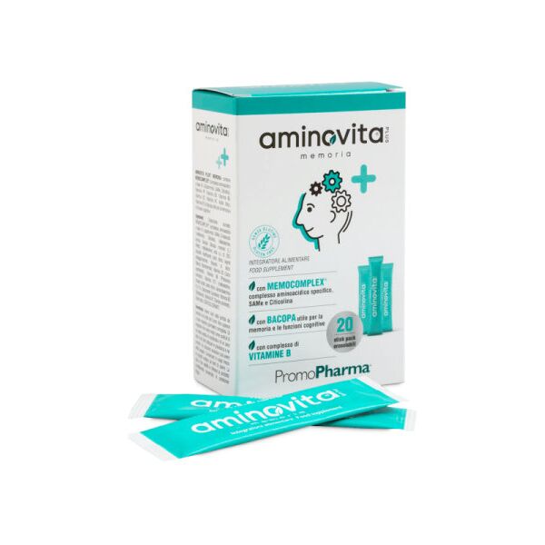 promopharma aminovita plus - memoria 20 stick da 2 grammi