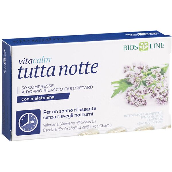 bios line vitacalm - tutta notte 60 compresse