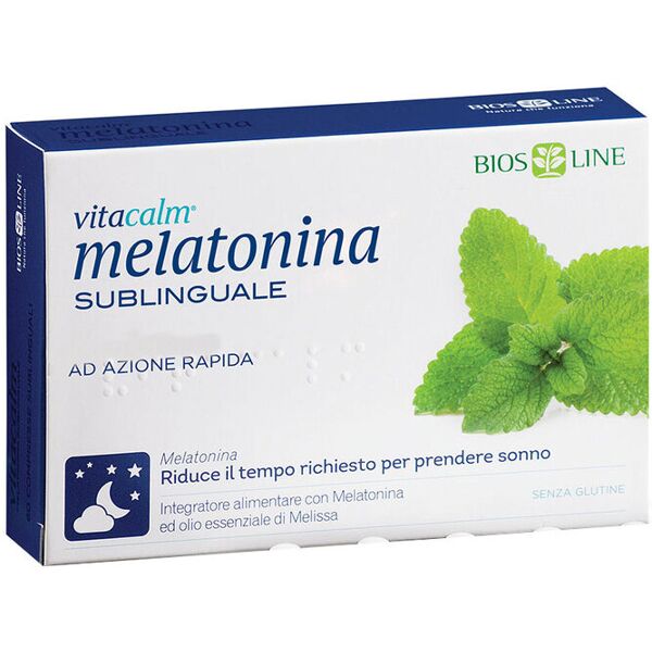 bios line vitacalm - melatonina sublinguale 120 compresse