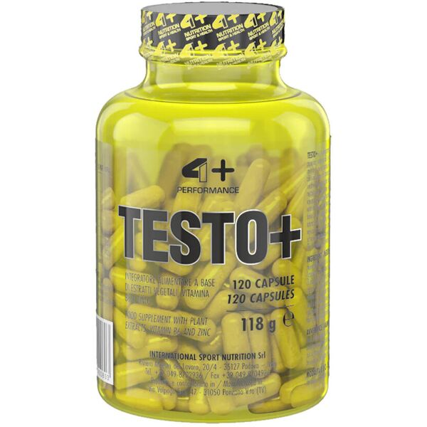 4+ nutrition testo+ 120 capsule