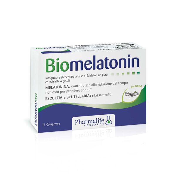 pharmalife biomelatonin 15 compresse
