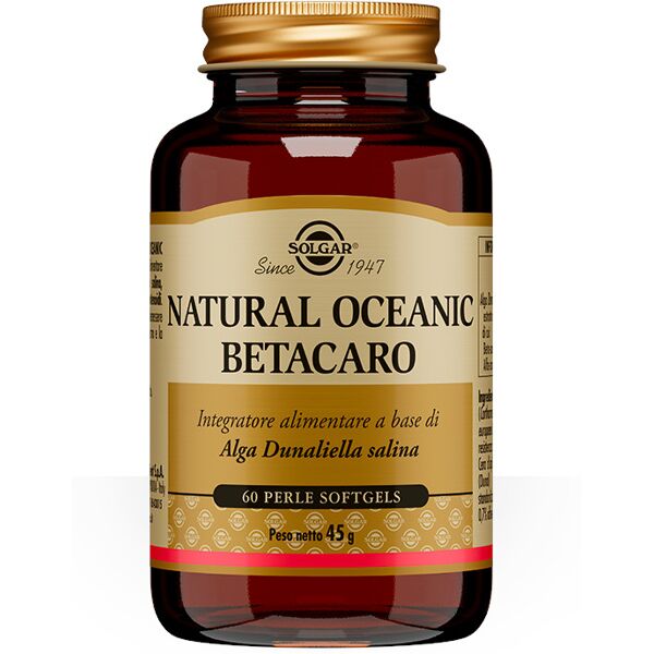 solgar natural oceanic betacaro 60 perle softgels