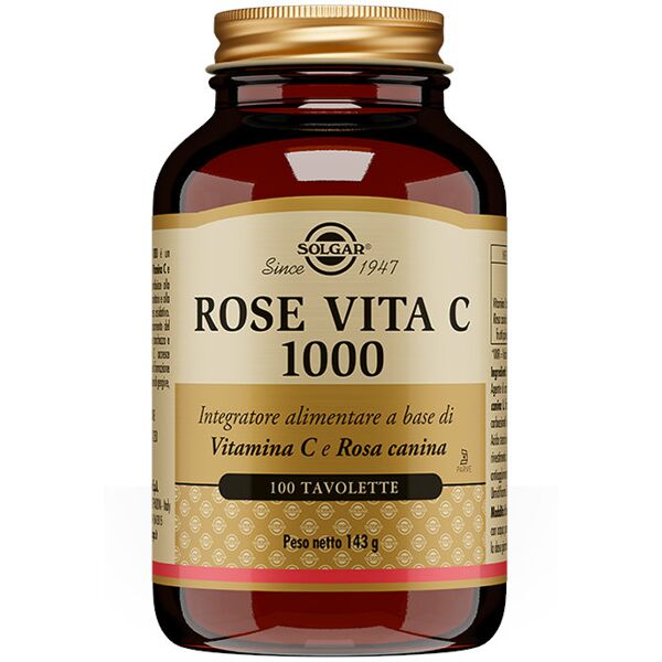 solgar rose vita c 1000 100 tavolette