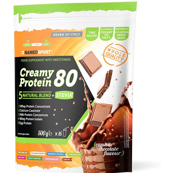 named sport creamy protein 80 500 grammi biscotti e crema