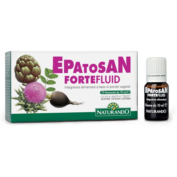 naturando epatosan fortefluid 10 flaconcini da 10ml