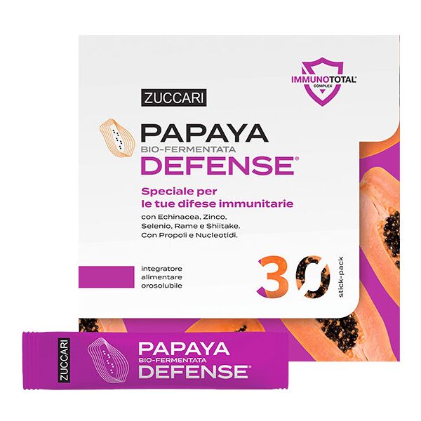 zuccari papaya defense 30 bustine da 3,08 grammi