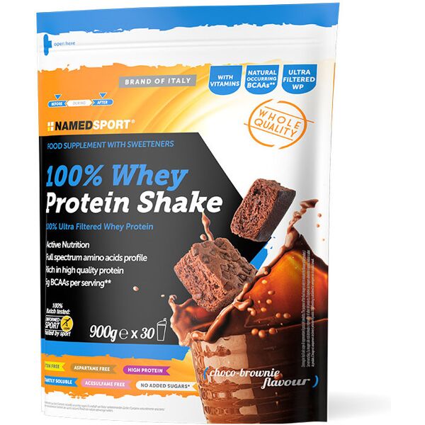 named sport 100% whey protein shake 900 grammi cookies & cream