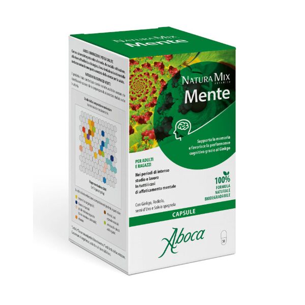 aboca natura mix advanced - mente 50 capsule