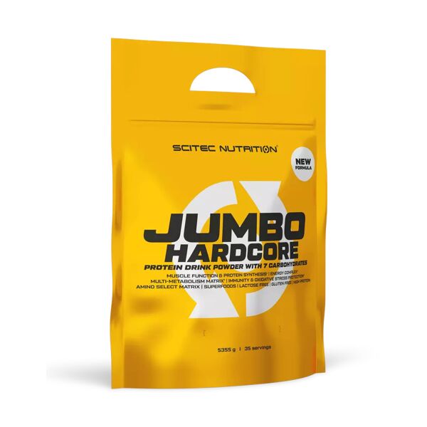 scitec nutrition jumbo hardcore - new formula 5355 g cioccolato bianco granellato