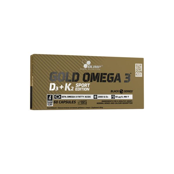 olimp gold omega 3 d3 + k2 sport edition 60 capsule