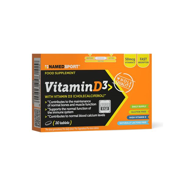 named sport vitamin d3 30 compresse