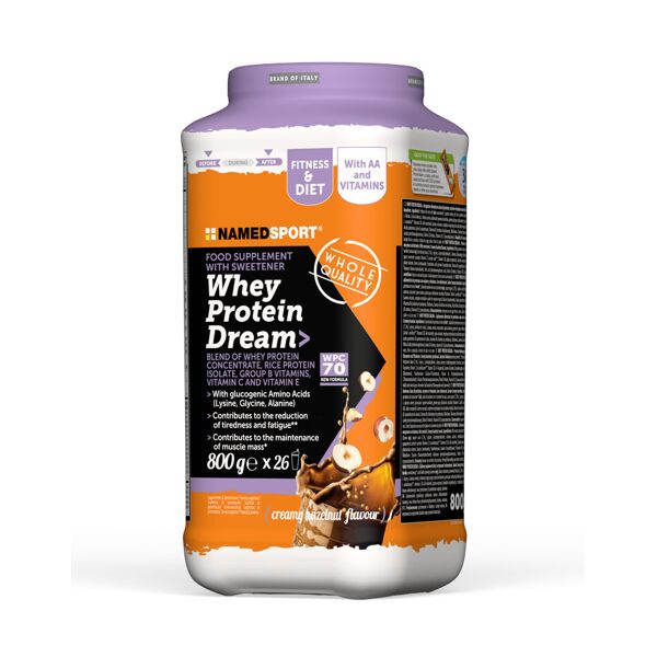 named sport whey protein dream 800 g tasty brownie