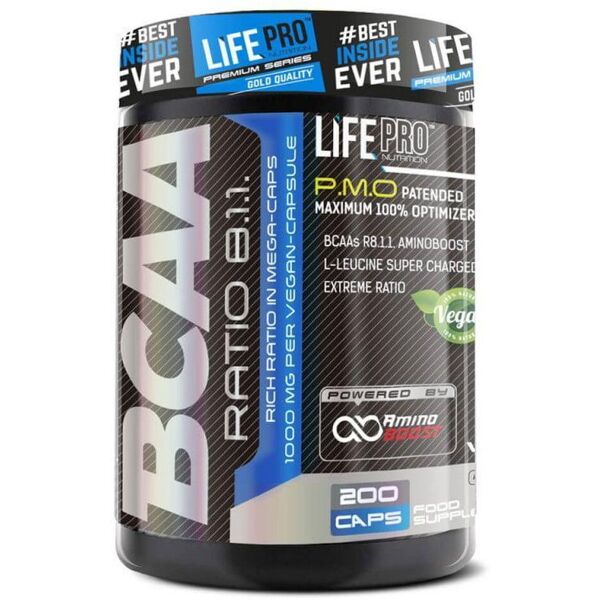 lifepro bcaa 8:1:1 200 capsule