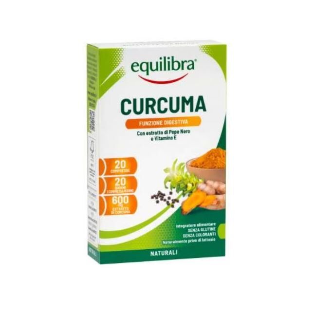 Equilibra ®- 9 confezioni da 20 compresse Curcuma