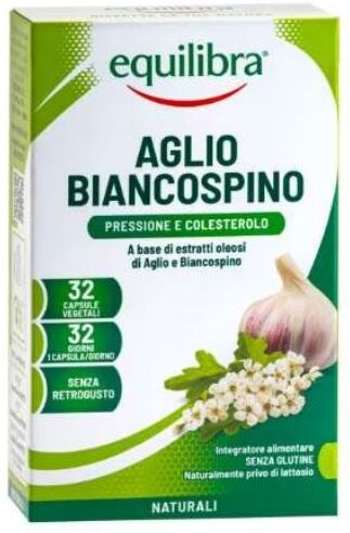 Equilibra ®- 9 confezioni da 32 capsule Aglio e Biancospino