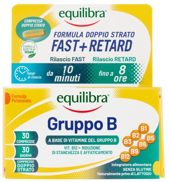 Equilibra ®- 6 confezioni da 30 compresse Integratore Gruppo B