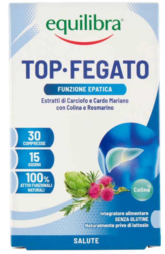 Equilibra ®- 9 confezioni da 30 compresse Top Fegato Integratore