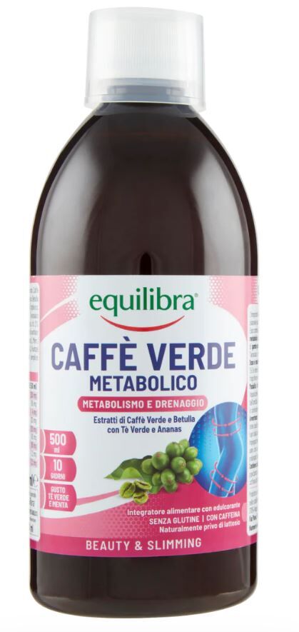 Equilibra ®- 6 flaconi da 500 ml Caffè Verde Metabolico