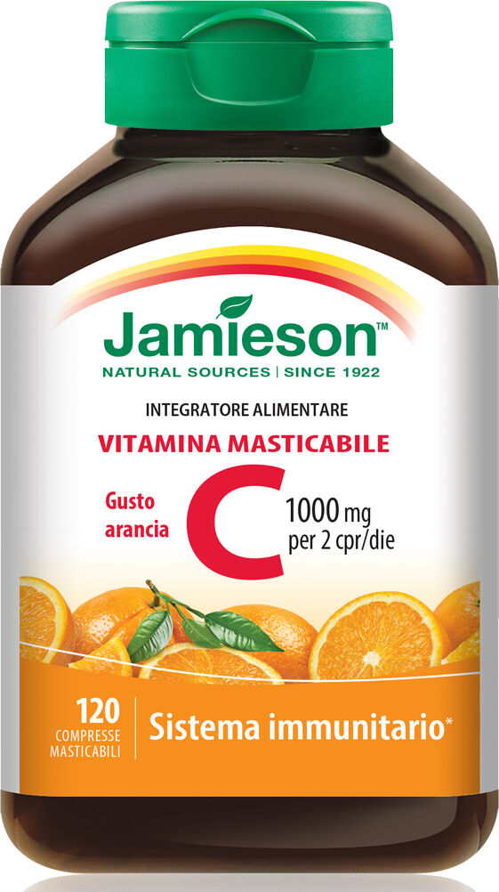 Jamieson C1000 Masticabile 120 Cpr Arancia