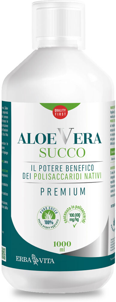 Erba Vita Aloe Vera Succo Premium 1 Lt