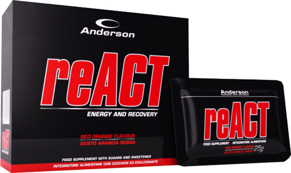 Anderson React 20 Buste Da 25 Gr Arancia Rossa