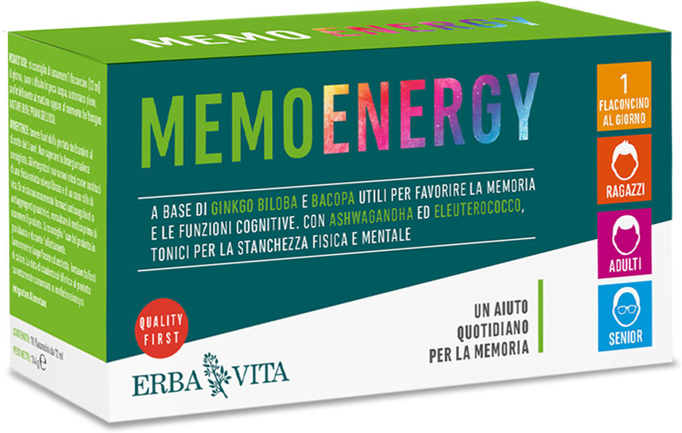 Erba Vita Memo Energy 10 Flaconcini