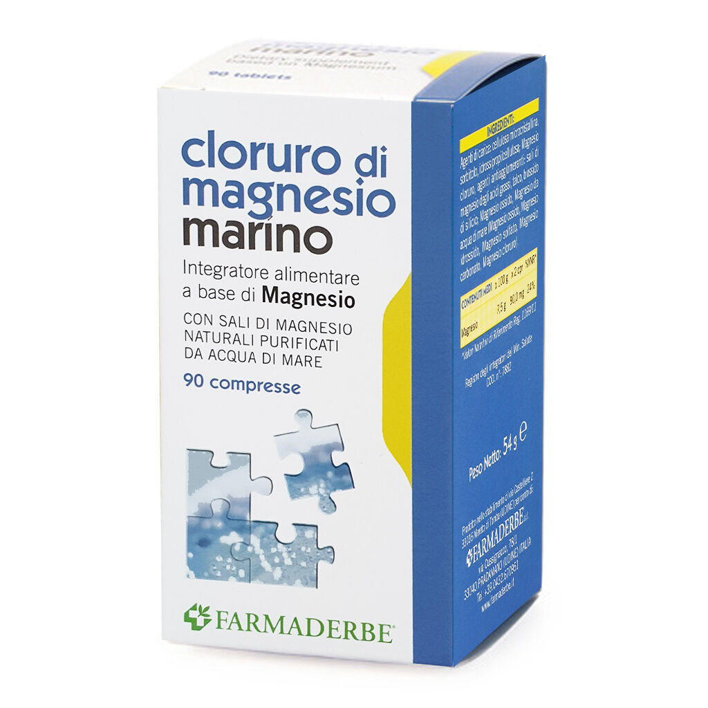 Farmaderbe Cloruro Di Magnesio Marino 90 Cpr