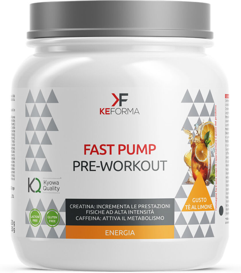 Keforma Fast Pump Pre-Workout 420 Gr Tè Al Limone