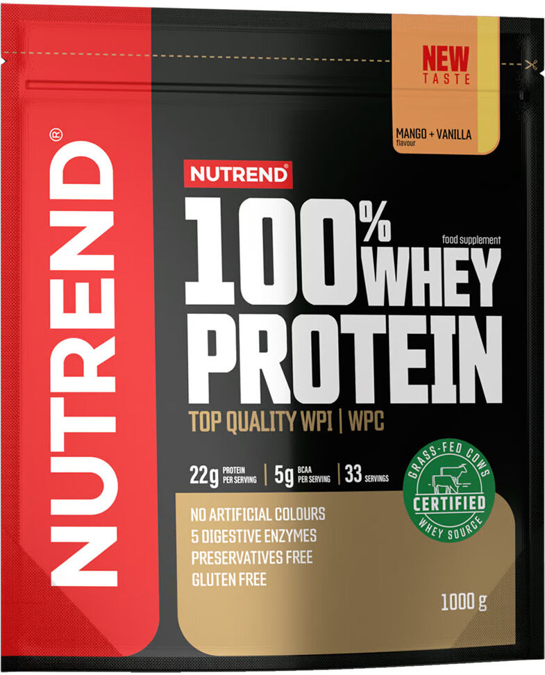 Nutrend 100% Whey Protein Busta 1 Kg Mango-Vaniglia