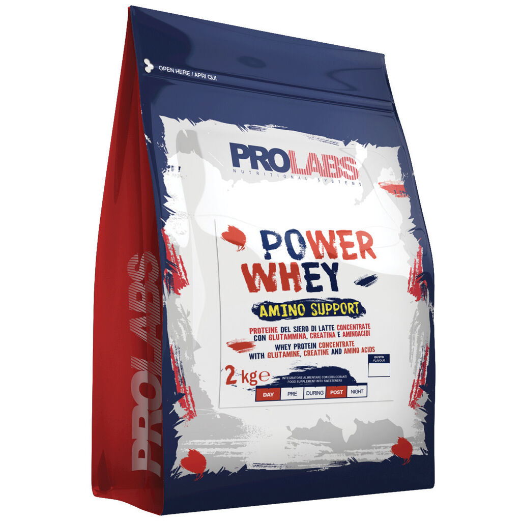 Prolabs Power Whey Amino Support Busta 2 Kg Vaniglia