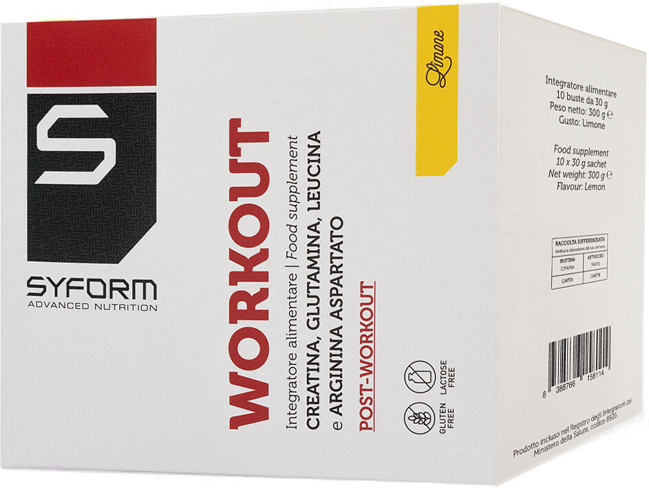 Syform Workout 10 Buste Limone