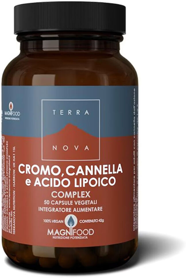 Terranova Cromo, Cannella E Acido Lipoico 50 Cps