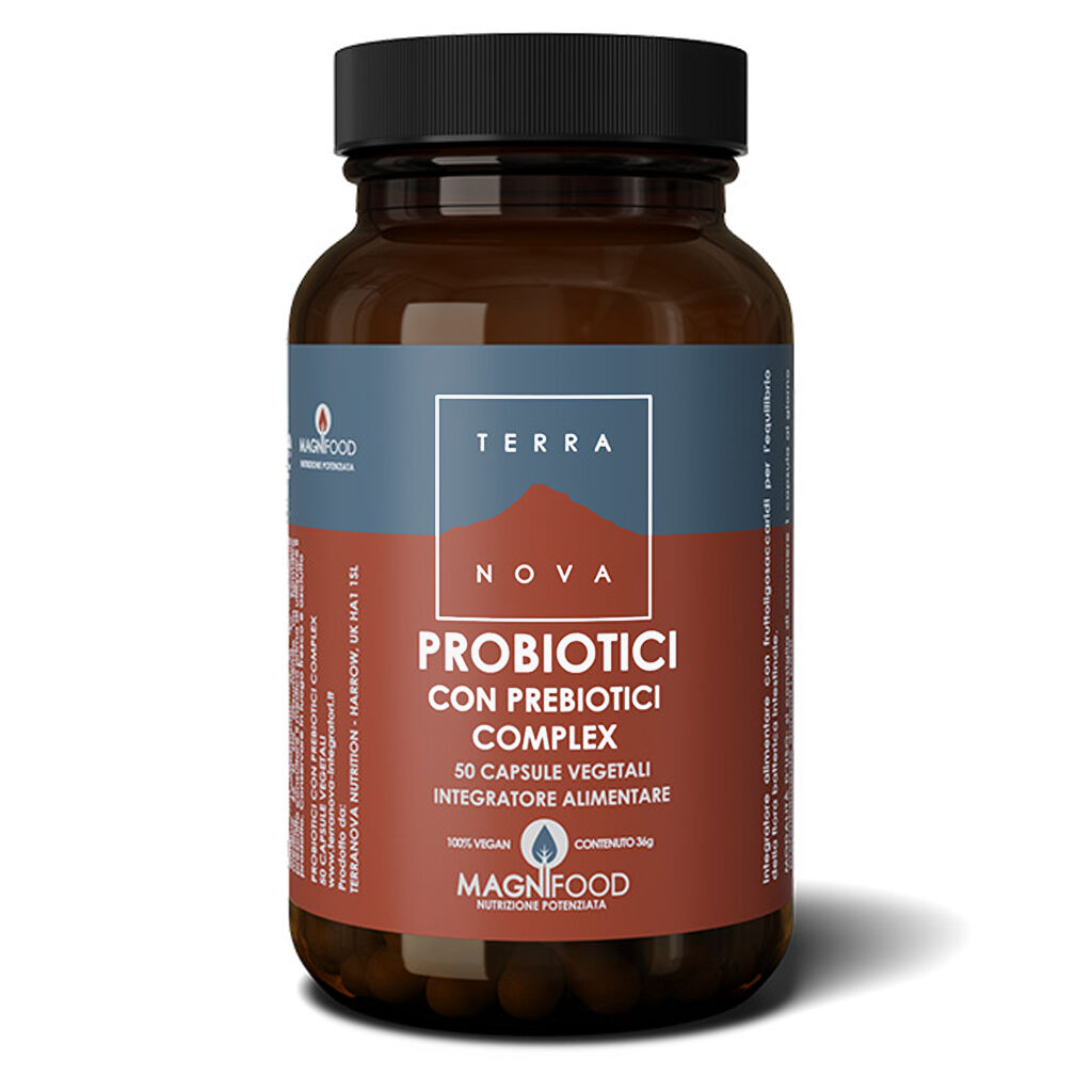 Terranova Probiotici Con Prebiotici Complex 50 Cps