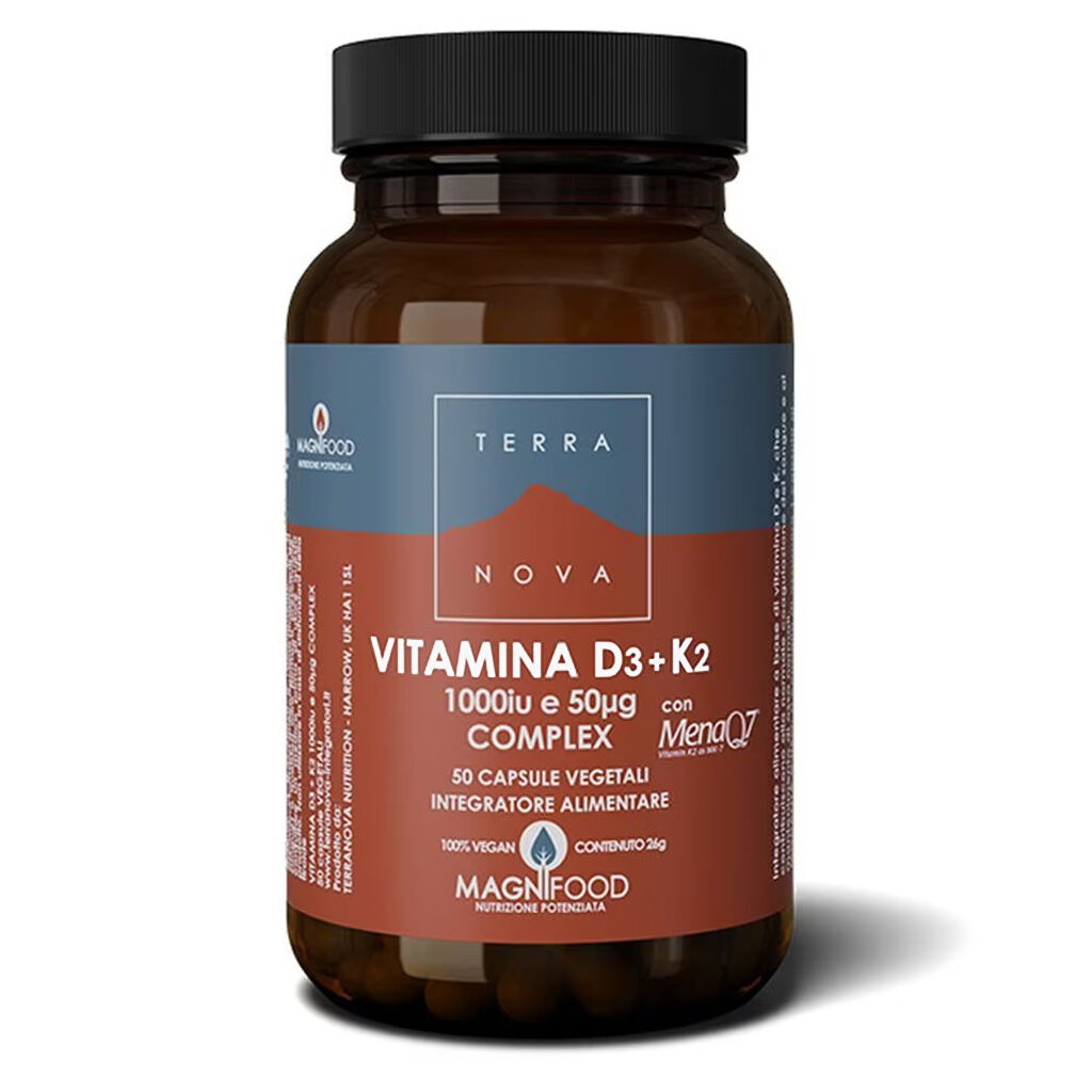 Terranova Vitamina D3 + K2 50 Cps