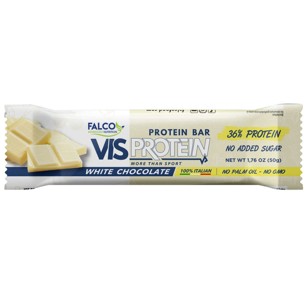 Falco Vis Protein Bar Cioccolato Bianco 50 Gr