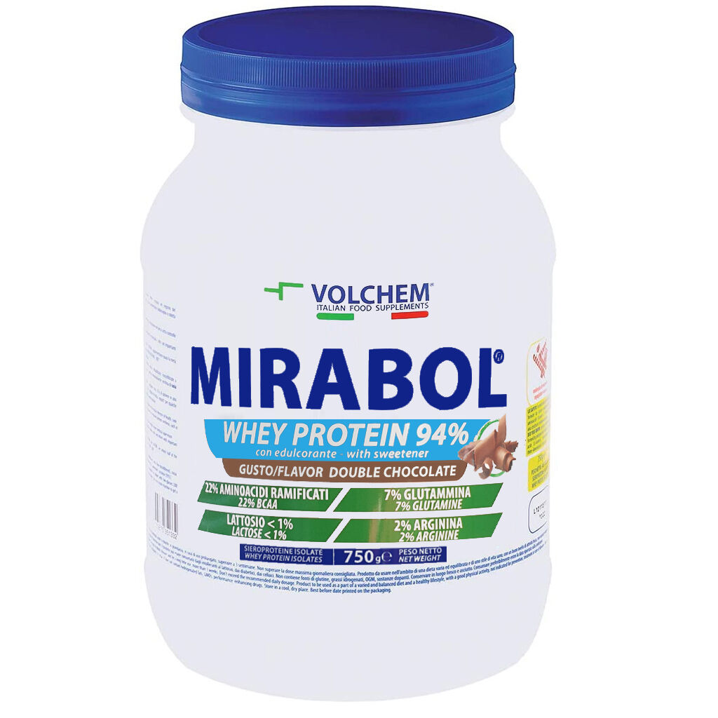 Volchem Mirabol Whey Protein 94% 750 Gr Doppio Cioccolato