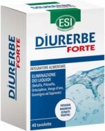 ESI Diurerbe Forte - Integratore Alimentare Diuretico e Drenante, 40 Tavolette