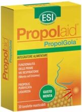 ESI Propolaid - PropolGola Integratore Propoli per Naso Gola Menta, 30 Tavolette