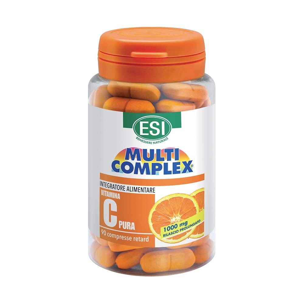 ESI Vitamina C Pura Retard - Integratore Sistema Immunitario, 90 compresse