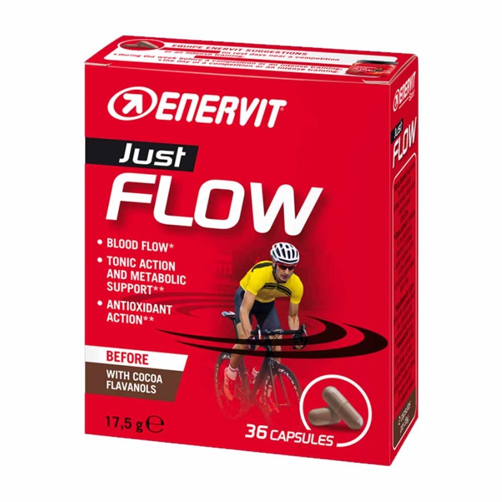 Enervit Sport - Just Flow Integratore di Vitamina B1 e Vitamina B2, 36 Capsule