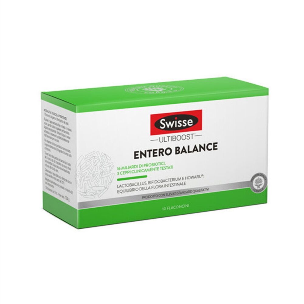 Swisse Entero Balance Liquido Integratore Alimentare, 10 Flaconcini