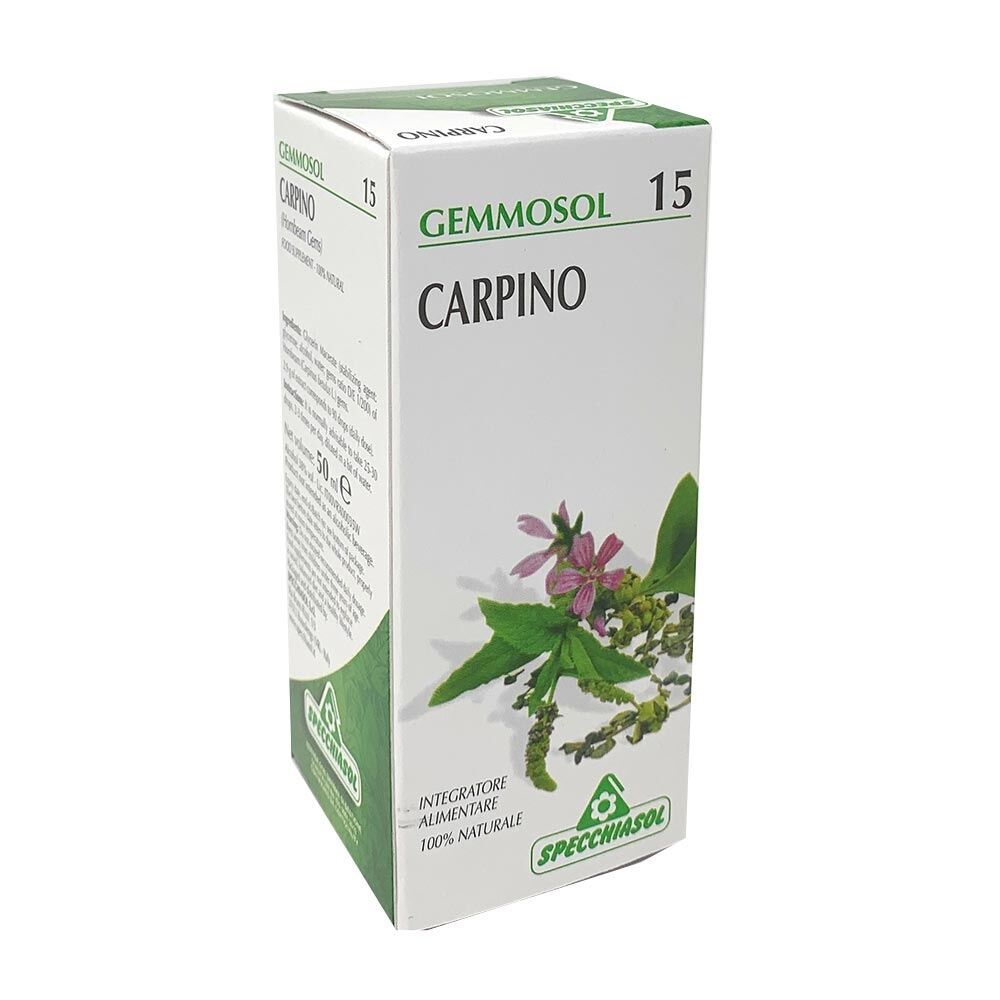 Specchiasol Gemmosol - 15 Carpino Integratore Alimentare, 50ml