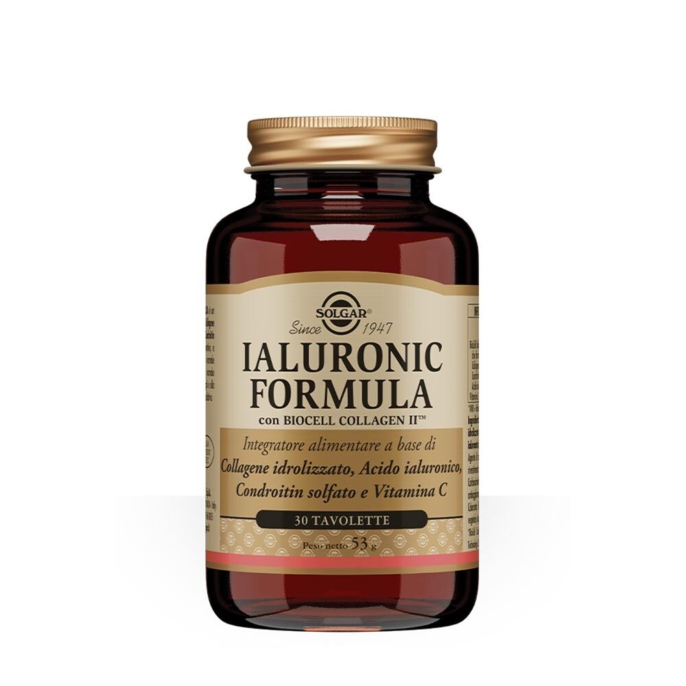 Solgar Ialuronic Formula Integratore Alimentare, 30 Tavolette